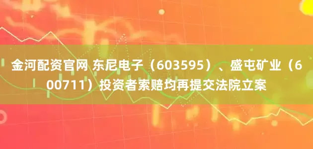 金河配资官网 东尼电子(603595)、盛屯矿业(600711)投资者索赔均再提交法院立案