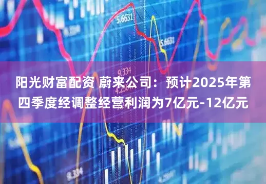 阳光财富配资 蔚来公司：预计2025年第四季度经调整经营利润为7亿元-12亿元